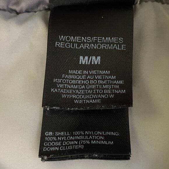 The North Face | 550 Aconcagua Down Jacket Metallic Silver | Size Medium Women's - Picture 11 of 12